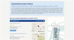 Desktop Screenshot of endokrinologiepraha.info